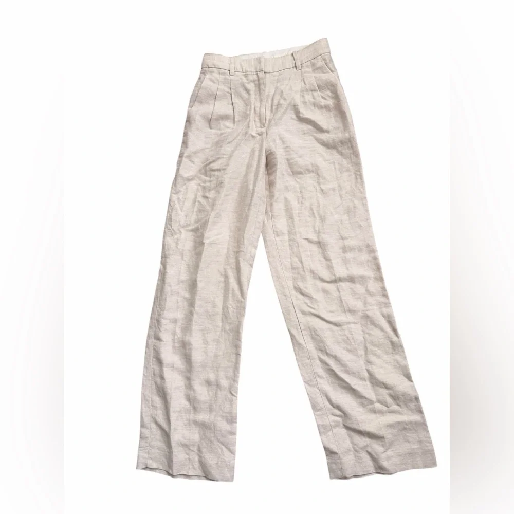 Aritzia Wilfred The Effortless Pant™ - CruiseLinen Cream Textured